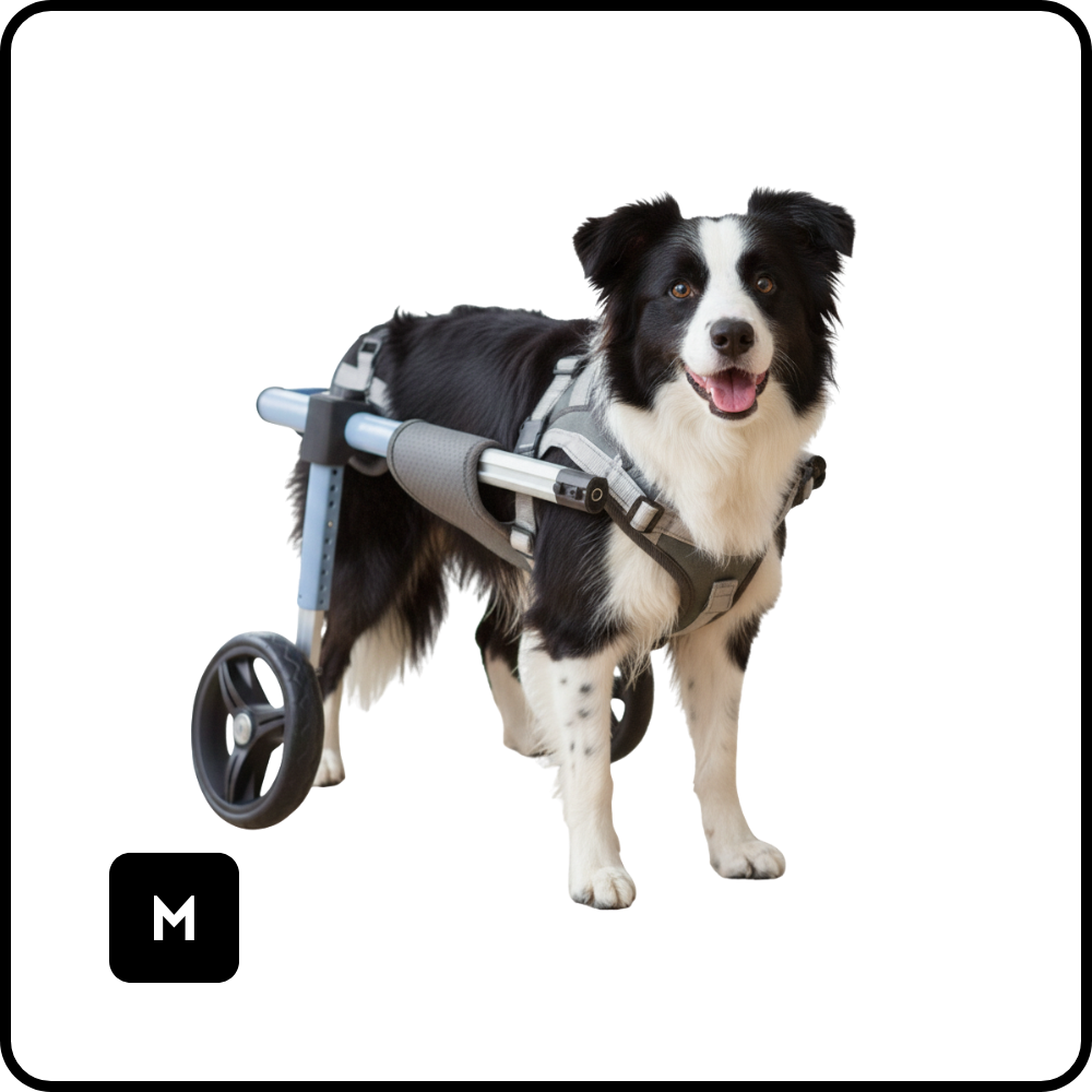 PetsTrot Medium Dog Rear Wheelchair