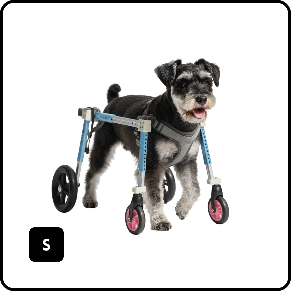 PetsTrot Small Quad Dog Wheelchair